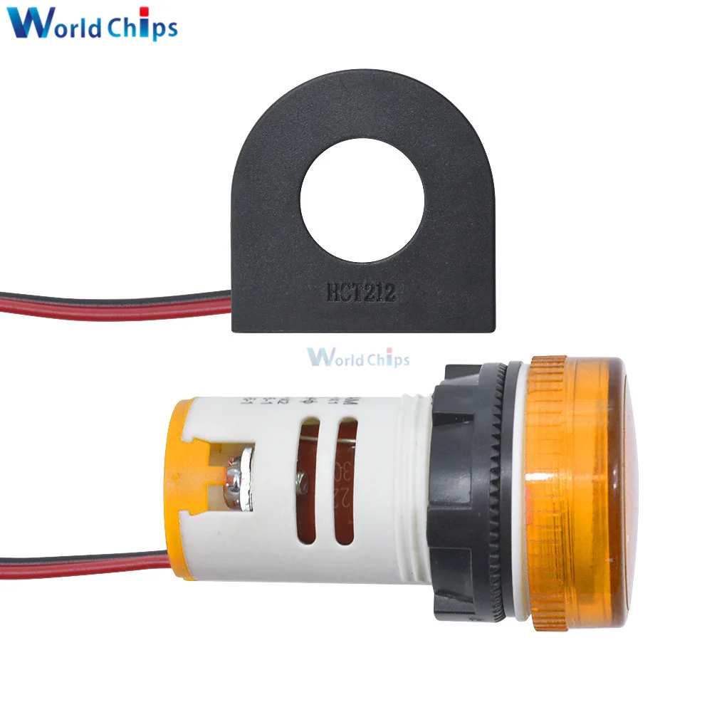 22MM Voltmeter Ammeter Module Ampere Current Voltage Hertz Frequency Meter LED Digital Display Indicator 0-100A 50-500V