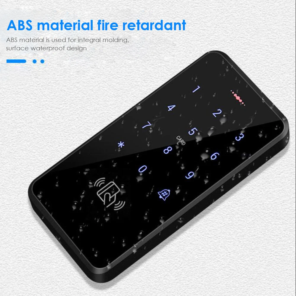 Wasserdicht Rfid tür access control Backlight touch RFID Tastatur Touch Panel Elektronische türöffner Karte Access Control Keypad