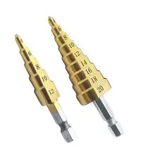 Titanium Coated Step Drill Bits 3-20mm #6