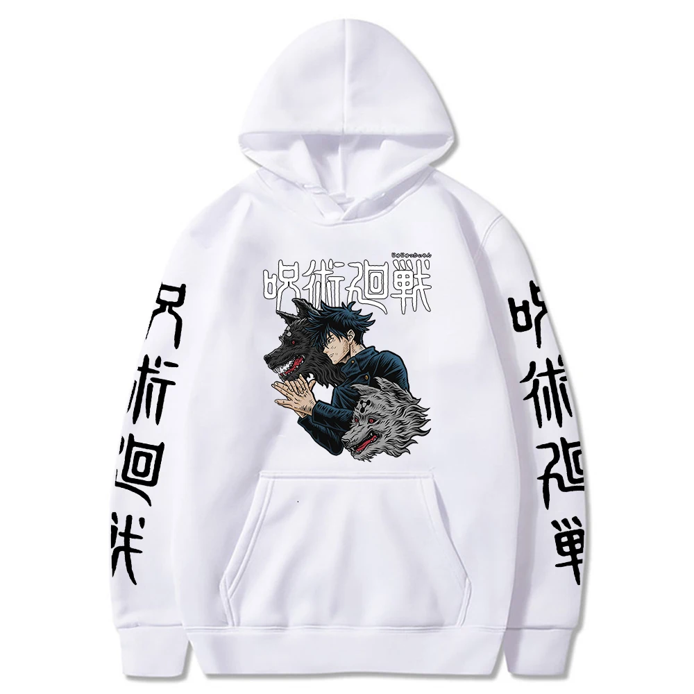 Autumn Winter Hoodies Anime Fushiguro Megumi Unisex Tops Harajuku Graphic Plus Size Sweatshirts for Men/Women