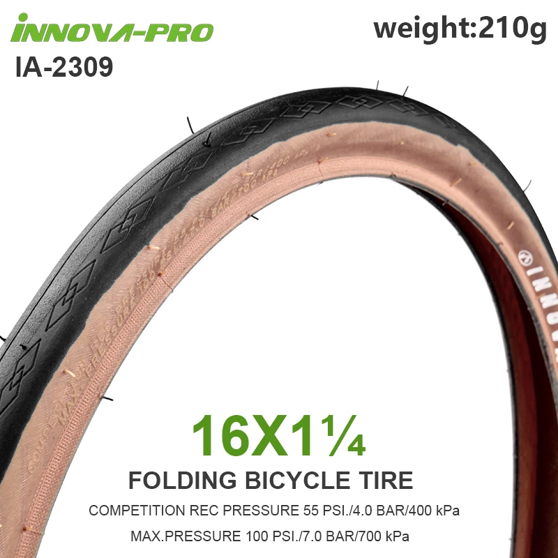 INNOVA Folding Bike Tires 16/20 inch Wire Tire 349 451 ULTRA SPORTS Bicycle Tyres 16\'\' 20\'\' Tyre for Gravel Small wheel Bike