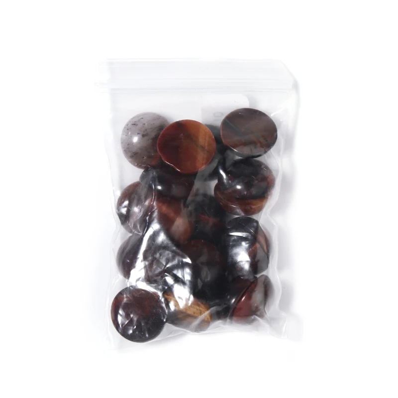 5-10pcs/Lot Glass Red Tiger Eye Shape Cabochon Cameo 4-25mm Round Loose Beads For Jewelry Making Bracelet Necklace