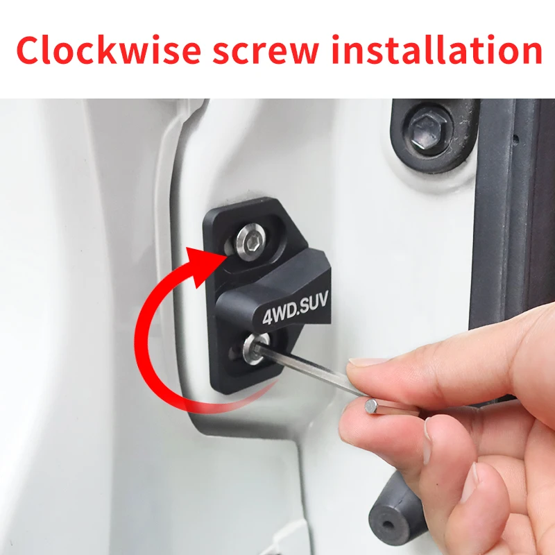 لتويوتا برادو 150 الباب الخلفي قفل RAV4 كروزر FJ لكزس GX قفل الأمتعة الباب الخلفي للصدمات مكافحة غير طبيعي الصوت الملحقات #5