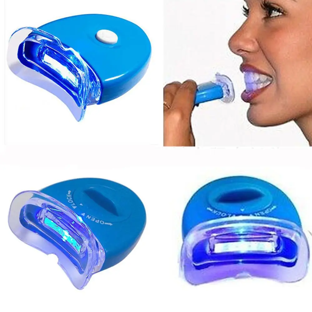 New Blue Led Teeth Whitening Accelerator Uv Light Dental Laser Lamp Light Tool Tooth Cosmetic Laser Women Beauty Health