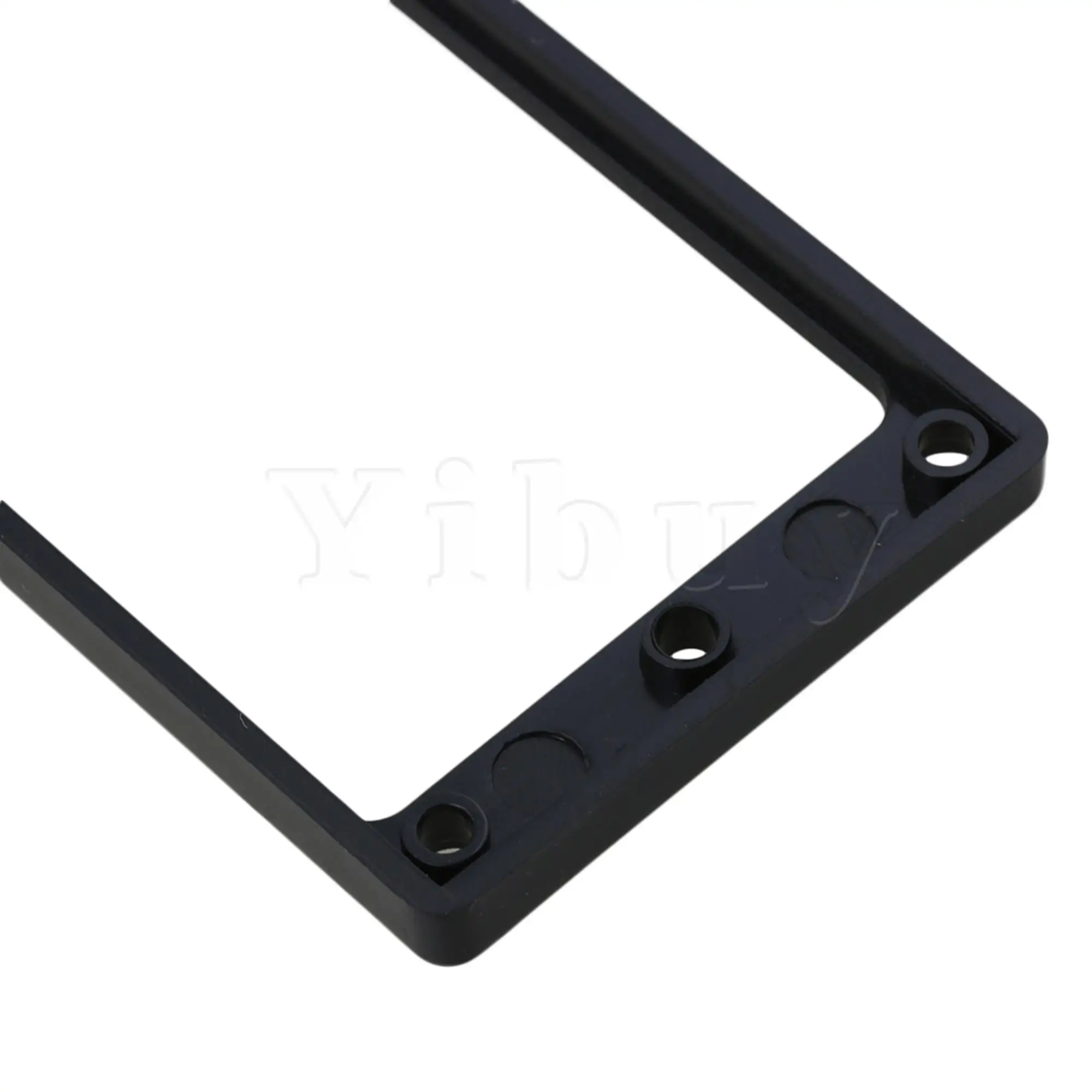 Yibuy Black 7x9mm/7x5mm Plastic Flat Neck and Bridge 7 Strings Guitar Pickup Frame Mounting Ring