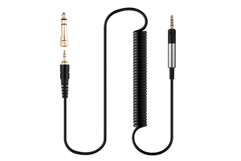 جديد!!! 300 سنتيمتر ملفوف الربيع كابل الصوت ل KRK KNS8400 KNS6400 KNS6402 KNS8402 ستوديو سماعات