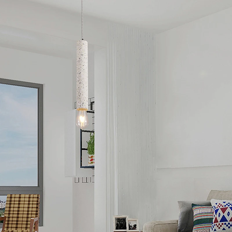 الشمال مصباح معلق الحديثة قلادة مصابيح السقف الثريا غرفة الطعام حبل الرجعية ملموسة Loft Lamps قلادة مصابيح السقف