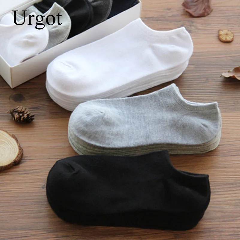 

Urgot 3 Pairs/Lot Men Socks Cotton High Quality Casual Breathable Boat Socks Short Men Socks Summer Male Meias Calcetines Hombre