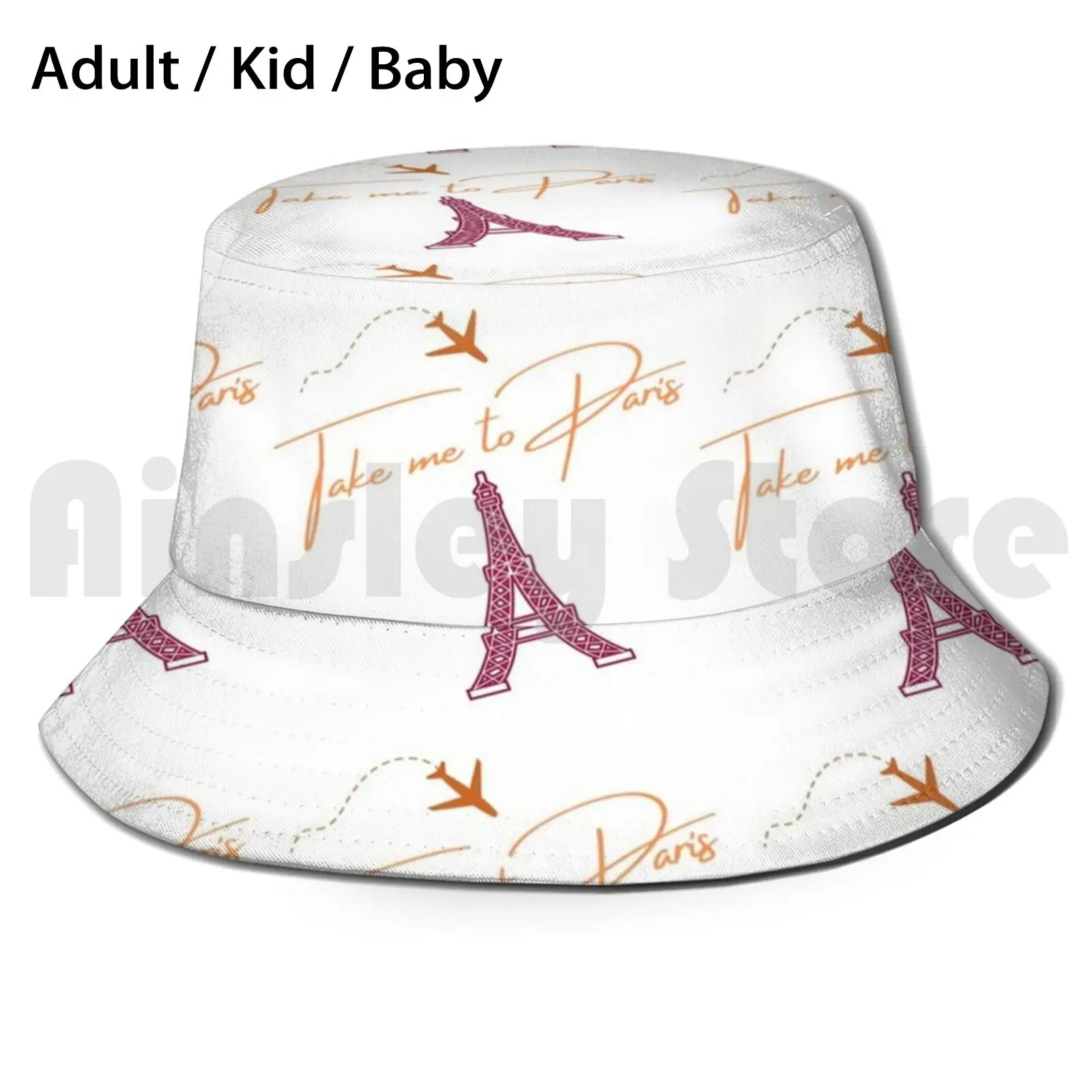 Take Me To Paris Sun Hat Foldable UV Protection Take Me To Paris I Love Paris Paris City Of Lights France Paris France