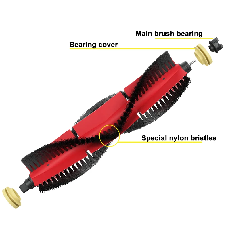 Dla Xiaomi Roborock S5 Max S50 S55 S6 czyste akcesoria wymienny szczotka rolkowa zmywalny filtr szczotka boczna Mop tkaniny Cleaner części