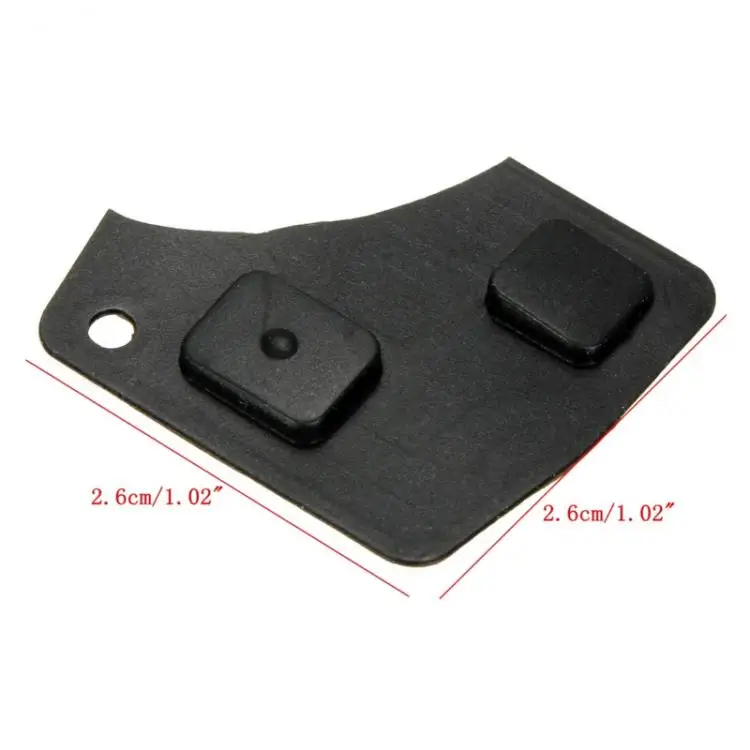 Black 2 Button Car Auto Key Leather Remote Key Accesso Fob Repair Kit Switch Rubber Pad G07 fit for Toyota Cars Vehicle