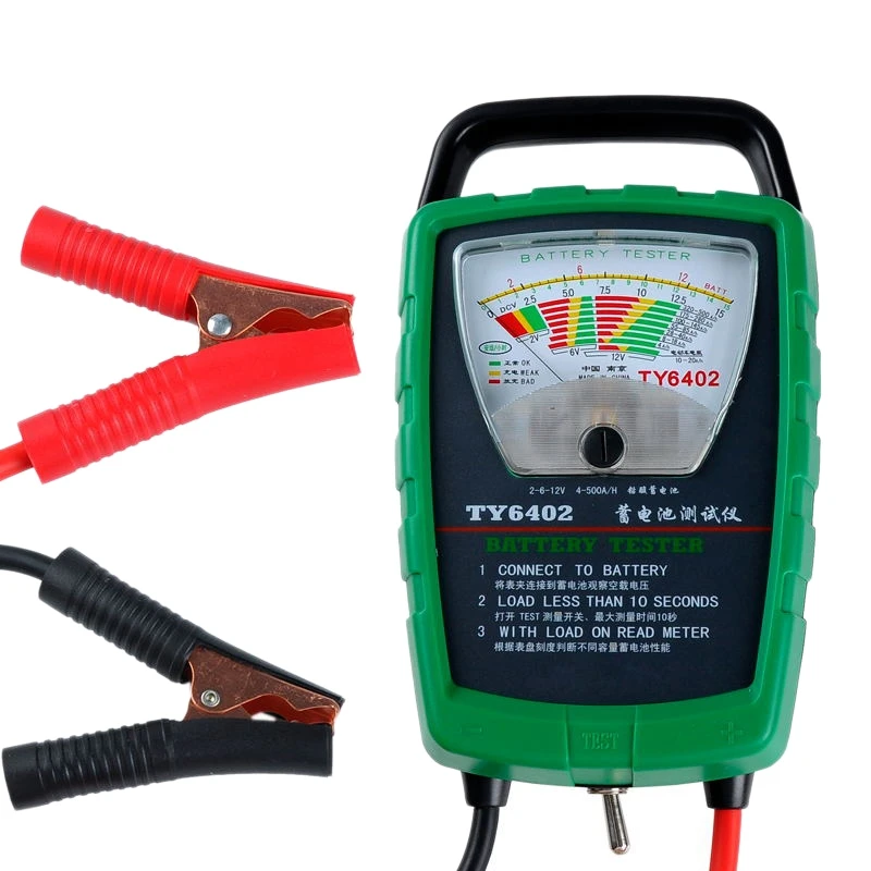 Ty6402 500A 2V 6V 12V Automotive/Car Battery Tester/Alternator/Cranking Check Easy To Use