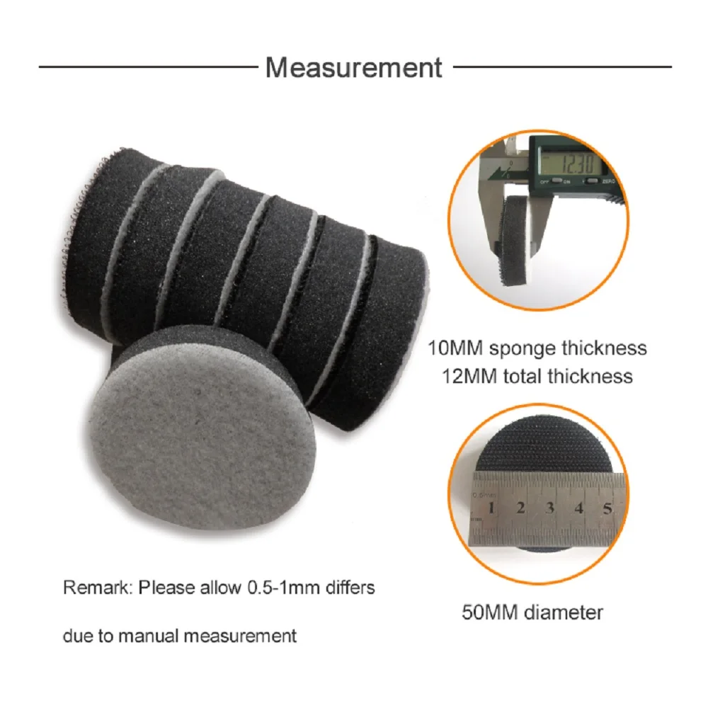 2 Chiếc 2 Inch 50MM Mềm Giao Diện Miếng Lót Bảo Vệ Đĩa Móc Và Vòng Cho Thông Tắc Đường Ống Chà Nhám Đĩa Lưng Miếng Lót