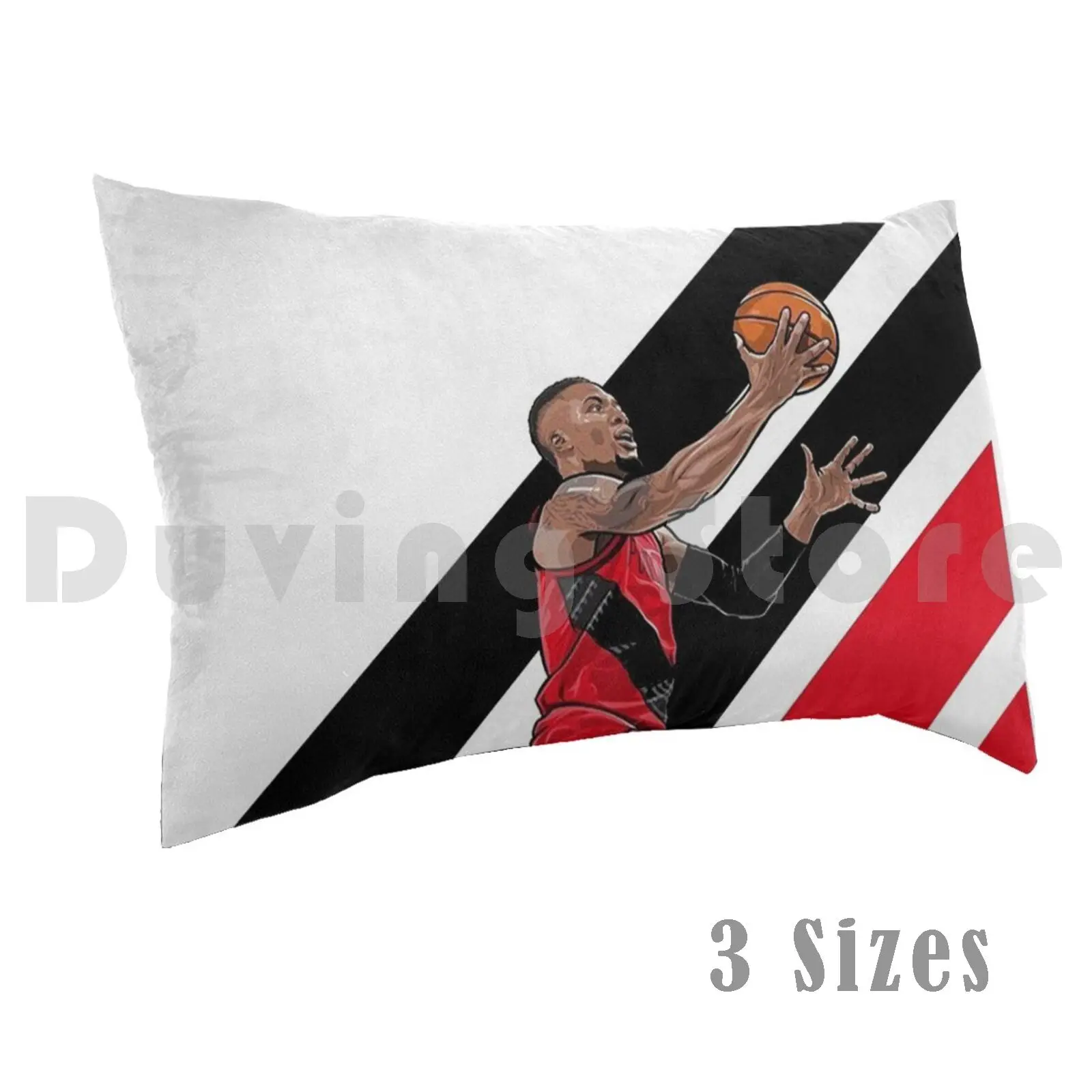 Dame Time-Damian Lillardfunda de almohada Dame Time Damian Lillard Baloncesto Dame Portland