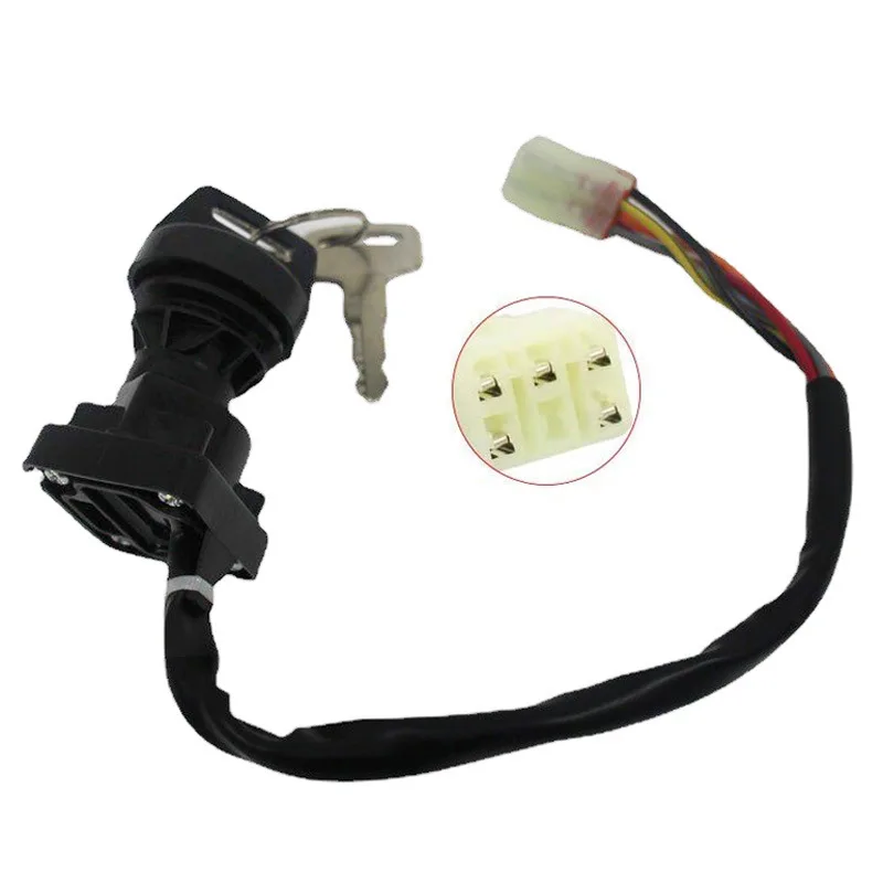 Moto Ignition Switch With Two Keys For Suzuki Eiger 400 LTA400/LTA400F/FC 2WD 4WD 2002 2003 2004 2005 2006 2007