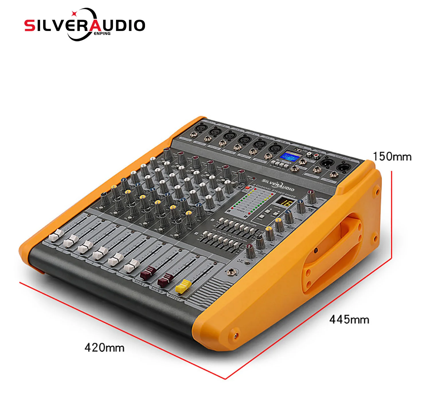 Buon prezzo professionale del miscelatore del suono dell'amplificatore di potenza di 6 canali di GAX-PM6 per la prestazione all'aperto facile della fase del DJ