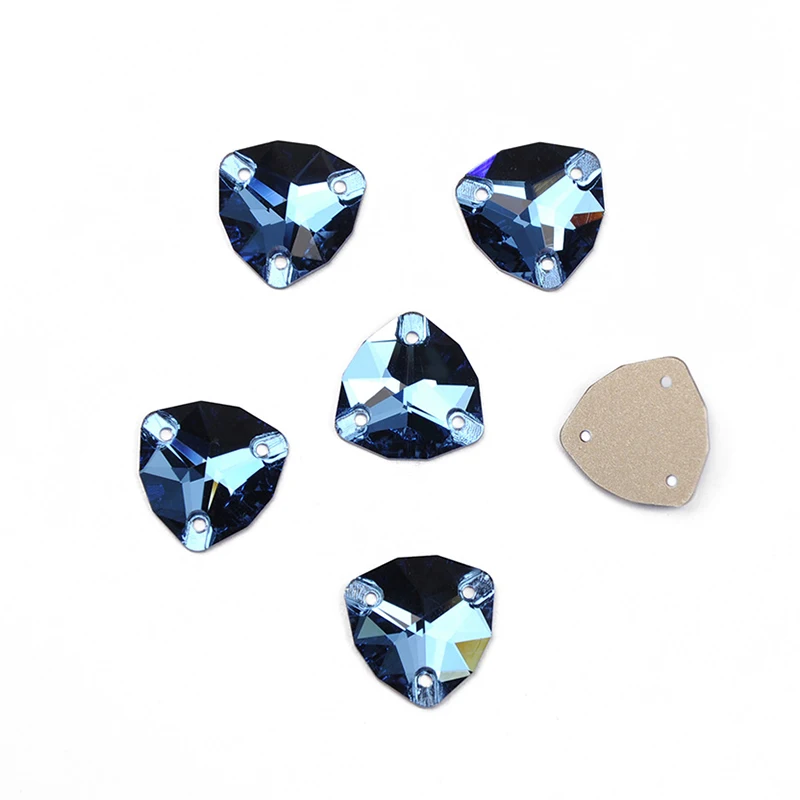 YANRUO 3272 Fat Triangle Alle Farben Aufnähsteine Glas Kristall Strasssteine AAAAAA Qualität Nähsteine für Kleidung, Kleider, Schuhe – Detail 7