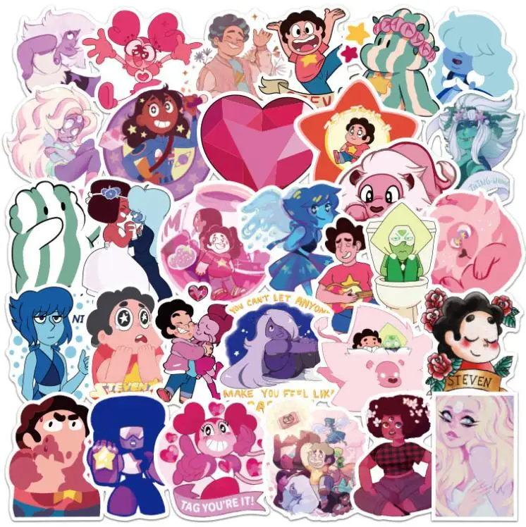 10/30/50/100pcs Steven Universe Anime  Graffiti Stickers Funny Manga Stickers Cool  Laptop Diy Kids Toys  Pvc Decal  Stickers