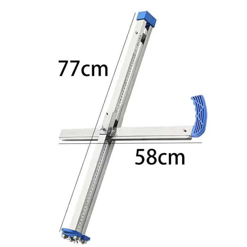 

9-13mm Stainless Steel Manual Gypsum Board Cutting Artifact Roller Type Hand Push Drywall Woodworking Cutting Tool.N