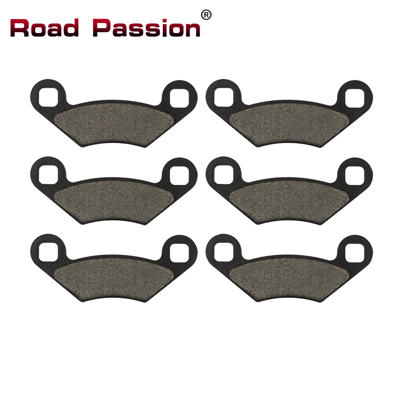 Pastilhas de freio dianteiras e discos de freio para motocicleta POLARIS Predator 500 Outlaw 500 06-07 Hawkeye 300 08-09 700 500 Sportsman x2 moto