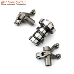 Scooter Camshaft & Rocker Arm For Piaggio Fly 125 Liberty 125cc 3V 4-Stroke 1A0035075 1A003237R 1A003238R