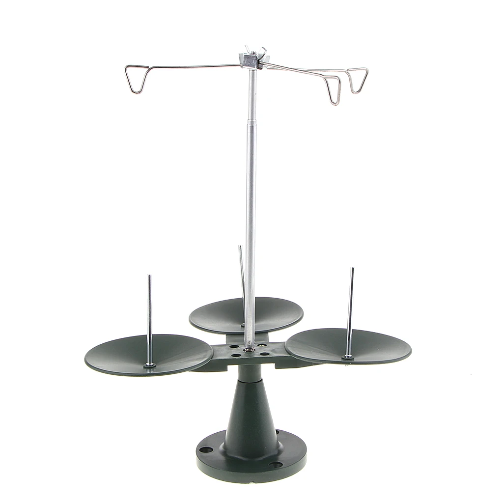 Three Cone Spools Thread Stand Rack Holder for Overlock Sewing Machines, Assemable Tailors Sewing Tool for Overlock Embroidery