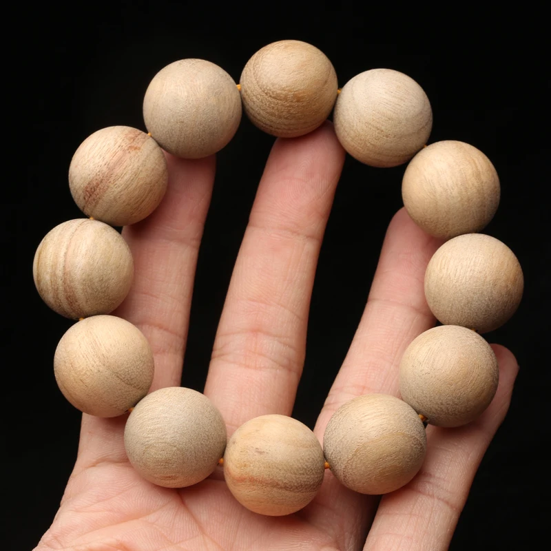 Camphor Wood Camphor Pills Natural Camphor Bracelet Men's Decorative Crafts Gift Beaded Bracelet