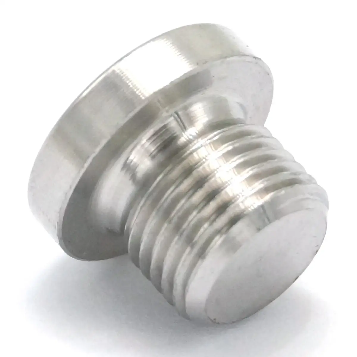 1/8 "Bsp SS304 Rvs Verzonken End Plug Met Flens Interne Hex Hoofd Socket Pijp Montage