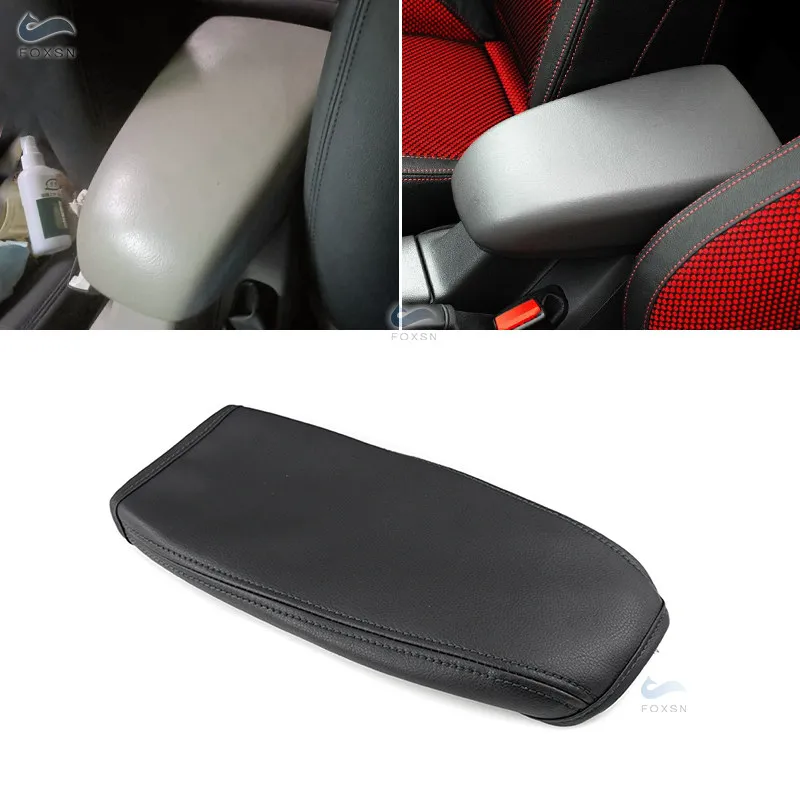 

Soft Leather Center Armrest Cover For Ford Focus 2007 Car Center Console Lid Armrest Box Skin Cover Sticker Trim