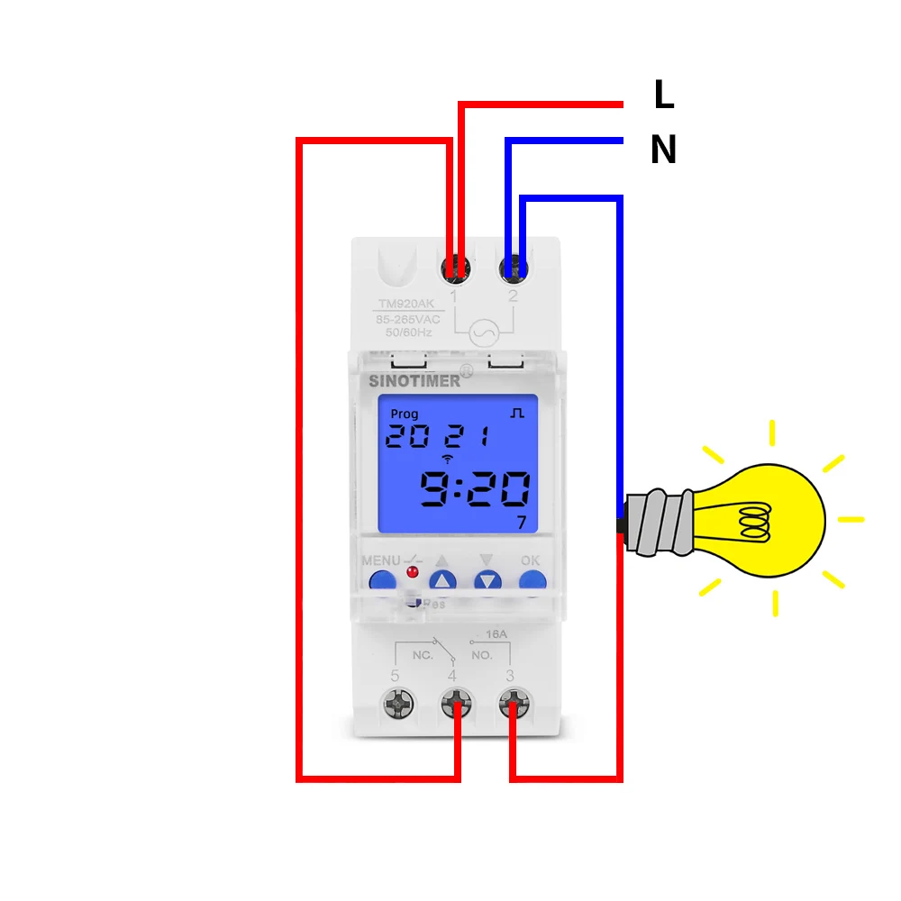 TM920AKL Electronic 3 IN 1 Digital 7 Days Programmable Timer Switch With Pluse Countdown Function Din Rail Time Relay 85-265VAC