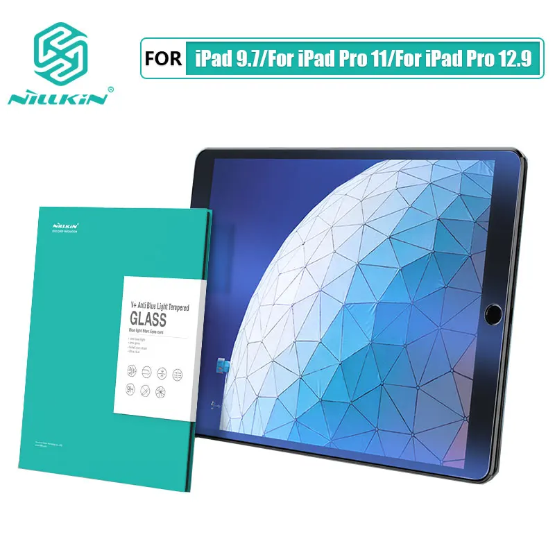 Nillkin Blue Light Filter Glass For iPad 9.7 2017/Mini 4/Pro 11 2020/Pro 12.9 2018/10.2/10.5/Air 2019 Screen Protector