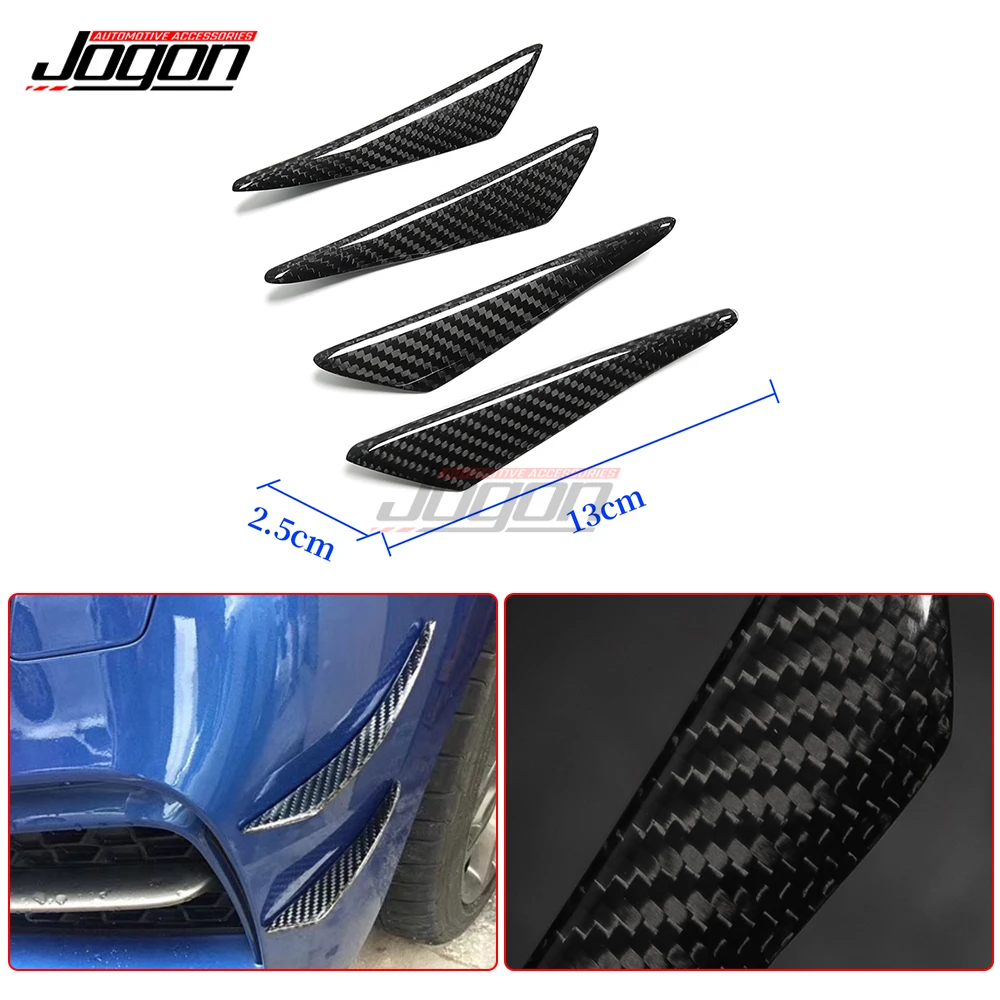 

Carbon Fiber Front Bumper Side Lip Splitter Fin Air Canards Splitters Cover For AUDI A1 A3 A4 A5 A6 A7 TT S3 S5 S6 S4 S7 RS3 RS