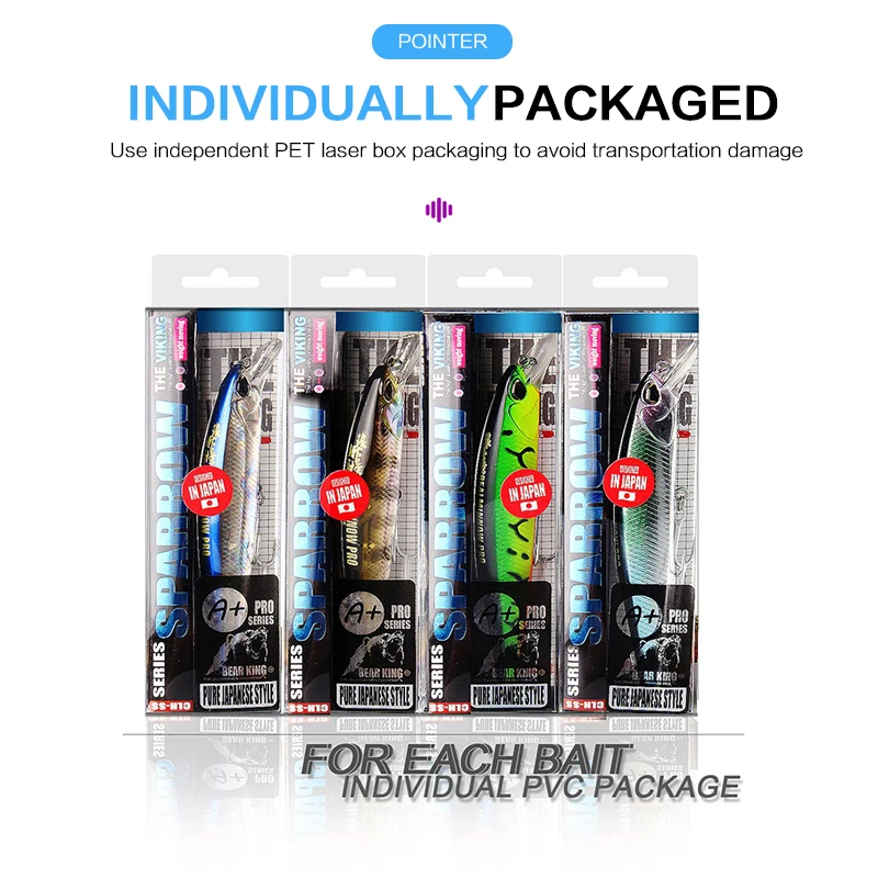 Bearking 10cm 15g modelo caliente SeƱuelos de pesca cebo duro 14 colores para elegir minnow calidad profesional minnow profundidad 0,8-1,5 m