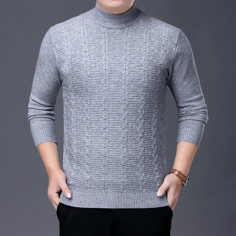 

Winter Turtleneck Men Sweater Christmas Male Sweater Pullover Turtle Neck Men Jumper Brand White Men Casual Knitwear Pull Homme