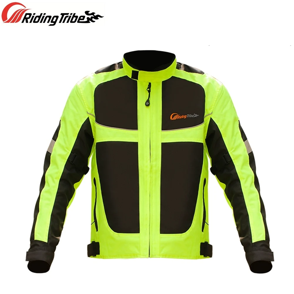 Motorcycle Jacket Summer Style Breathable Motorbike Riding Protective Armor Coat Night Reflective Warning Safety Clothing JK-21