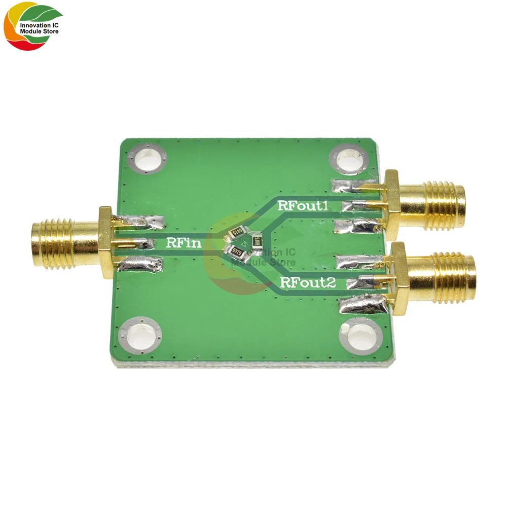 6dB 1 Minute 2 5G RF Microwave Resistor Power Distributor Microwave Module Board Power Splitter Radio Frequency Divider SMA-K