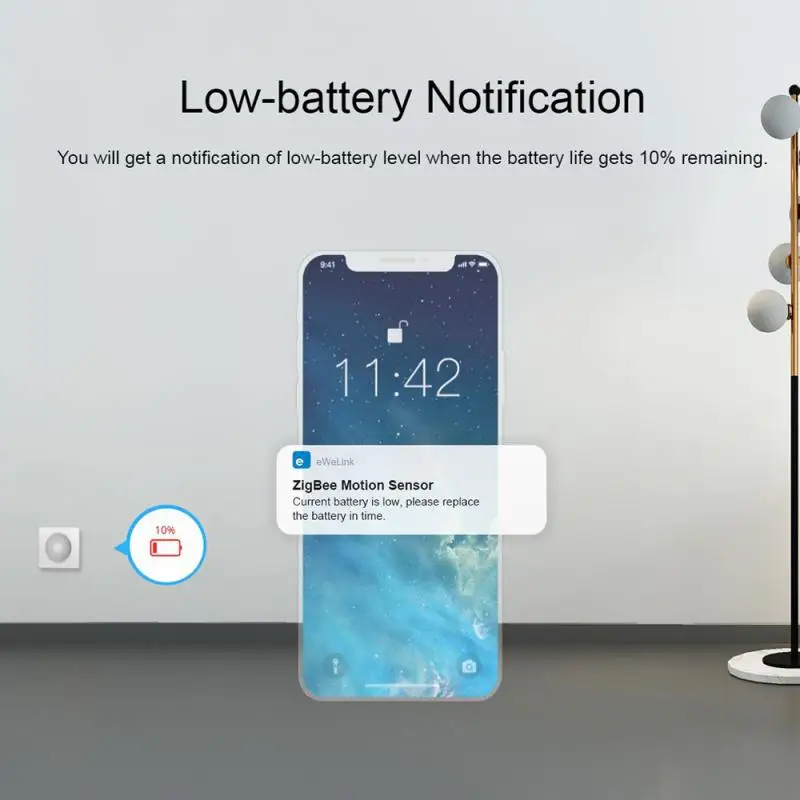 سونوف زيجبي محس حركة Pir كاشف الأشعة تحت الحمراء جسم الإنسان حركة التعريفي العمل مع Ewelink smartarts Ifttt المنزل الذكي