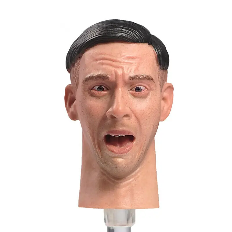 

1/6 Scale WW2 Soldier Open Mouth H005 Head Sculpt Model For 12" Male Figure Body Soldier Toudiao Star Cry DIYShort Hair