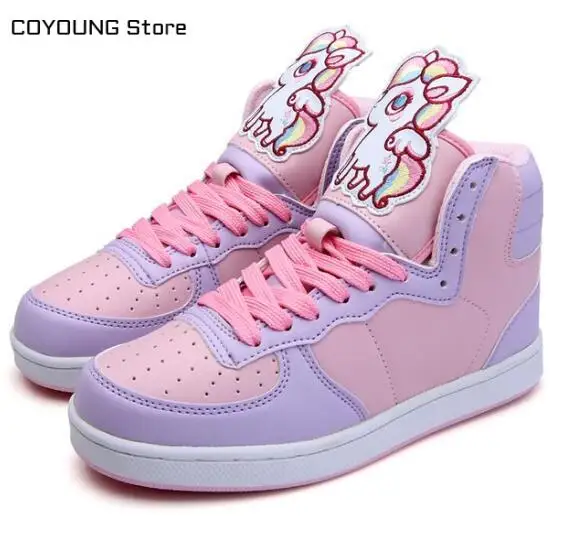 Hot Anime cosplay japanese sweet lolita shoes round head flat heel high help color matching kawaii shoes loli cos women shoes