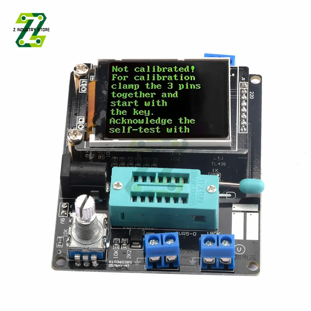 GM328A LCD Transistor Tester Diode Capacitance Voltage Frequency Meter PWM Square Wave Signal Generator English/Russian version