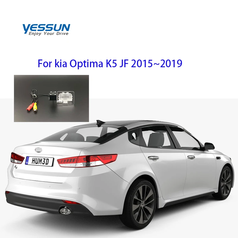 

Rear View Camera For kia Optima K5 JF MK4 2016~2020 nightvison trajectory dynamic vehical license plate backup camera housing