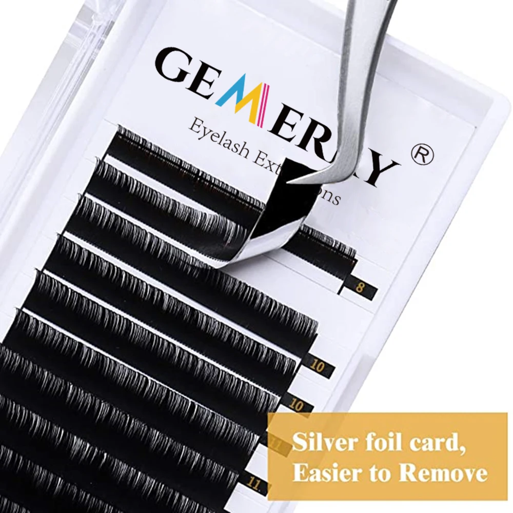 Gemerry Classic Eyelash Extension Faux Mink Artificial Lashes Long Size For Makeup Natural Individual False Eyelashes Supplies