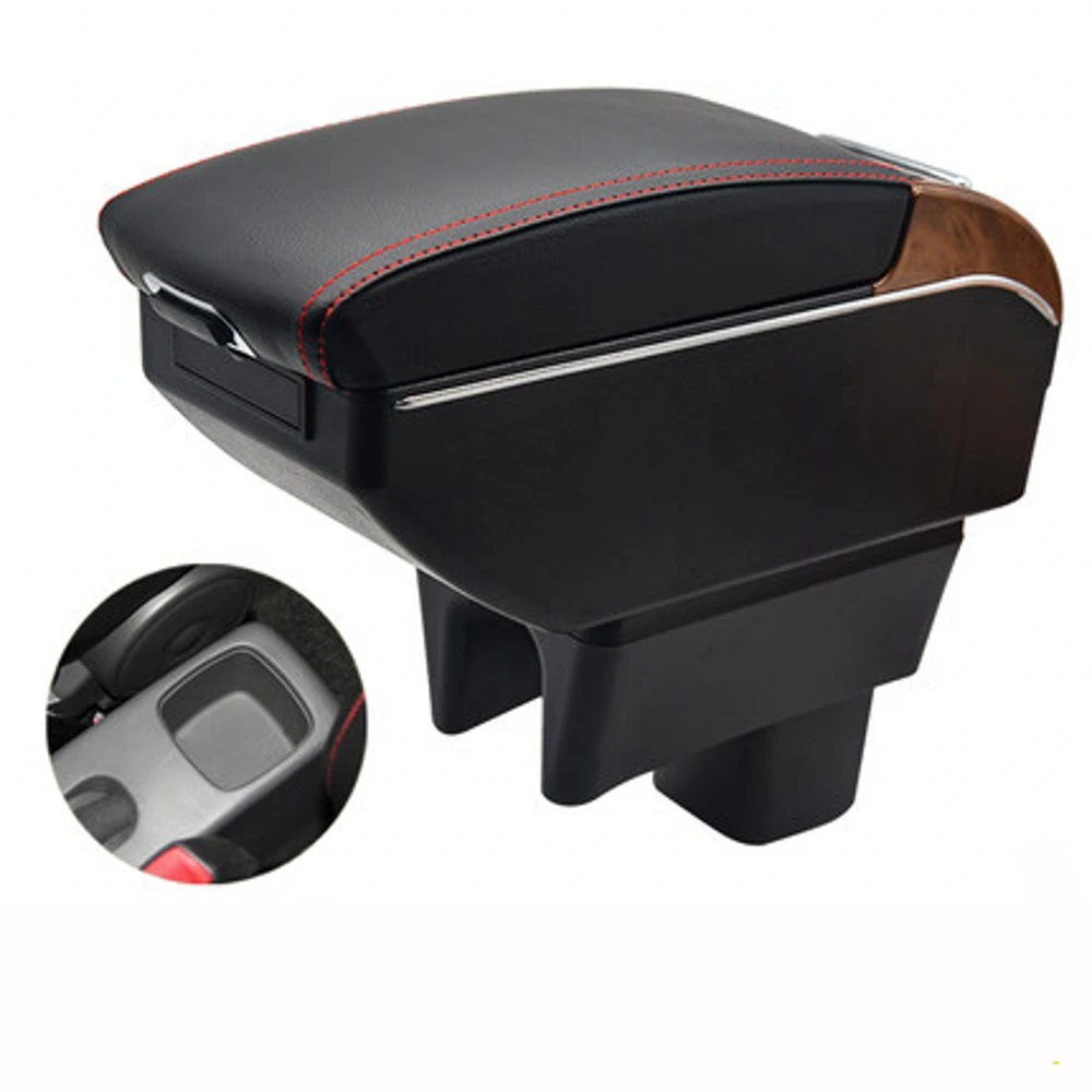 

For Suzuki Swift Armrest Box Central Content Interior Elbow Arm Rest Storage Car-styling with USB Cup Holder