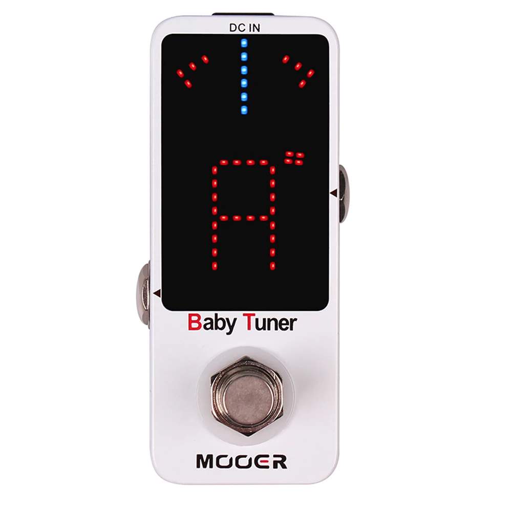 

Mooer Mtu1 Baby Guitar Tuner Pedal Musical Instruments Tuner Guitar Effects Pedal True Bypass High Precision Tuning Mtu1 Effect