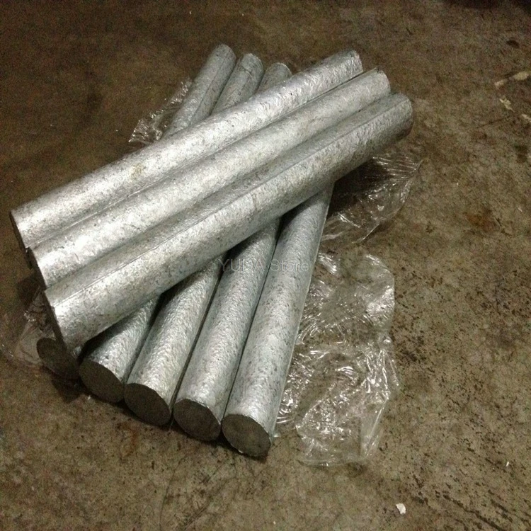 Varilla de Metal de Zinc, alta pureza, Zn 99,5%, lingote, barra redonda, ánodo, galvanoplastia, anticorrosivo marino, personalización Experimental de 2-35MM