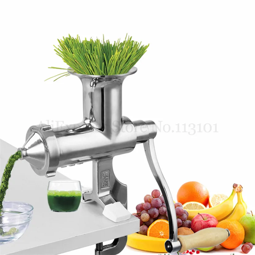 

Wheat Grass Juice Extractor Upgraded Stainless Steel Juicer Squeezer Hand-operated High Juice Yield