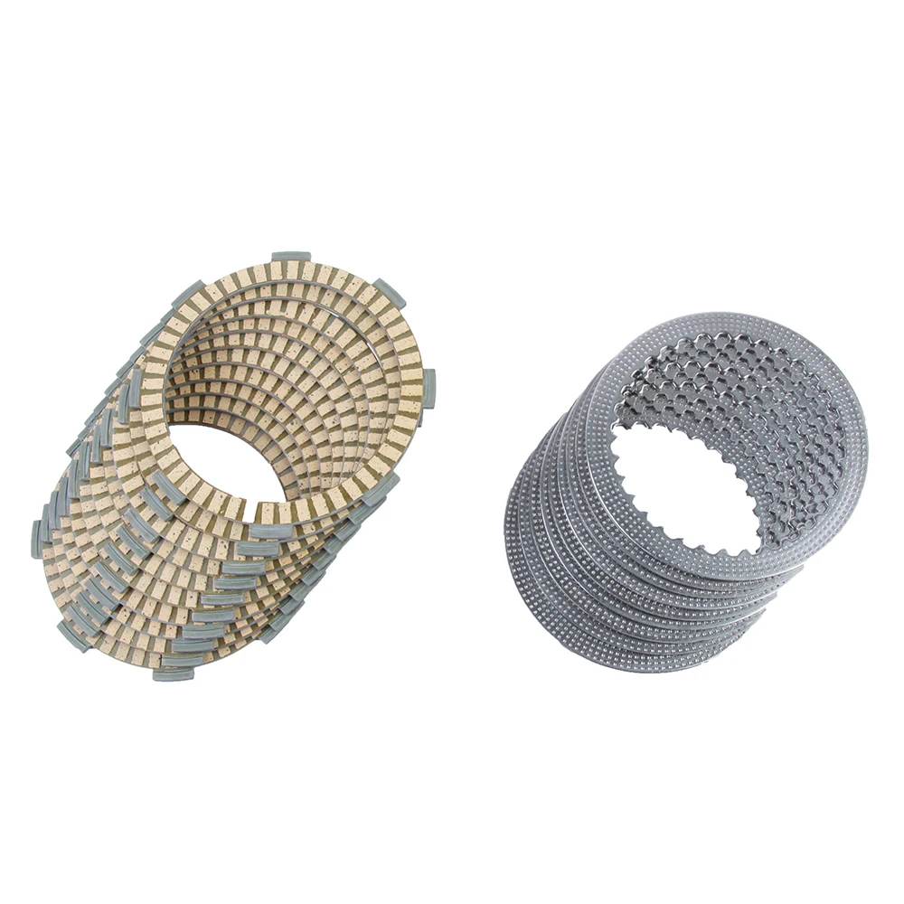 Motorcycle Clutch Friction Disc Steel Plate Kit Engine Parts for Honda VFR400 NC24 NC30 Accessories RVF400 NC35