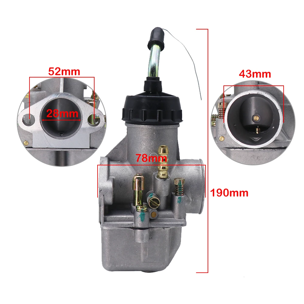 ZSDTRP 2pcs Carburetor k68y PEKAR Couple URAL 650 DNEPR MT Russian Motorcycle For IMZ-8.123 К68У К68У-01 Dnepr MT-11 CMH 8