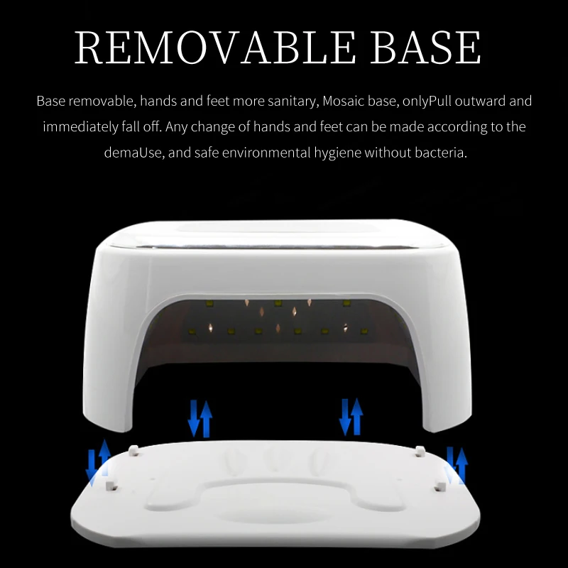 Bluetooth Speaker 99W LED Lamp Nail Dryer 42 LEDs Professional UV Ice Lamp For Drying Gel Polish Timer Auto Sensor Manicure Tool