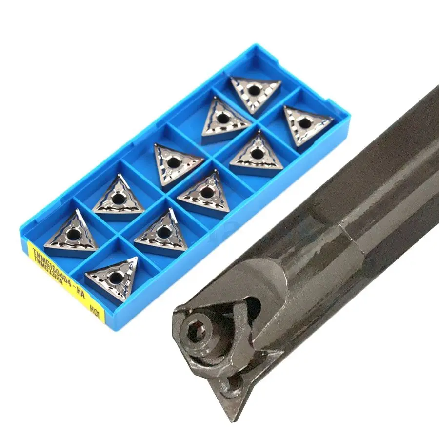 Ângulo de Deflexão 93 ° Torno Cnc Torneamento Interno Toolholders Mais 10 Peças Tnmg16 Inserção de Corte de Liga Dura de Alta Qualidade 1pc S25s-wtunr16